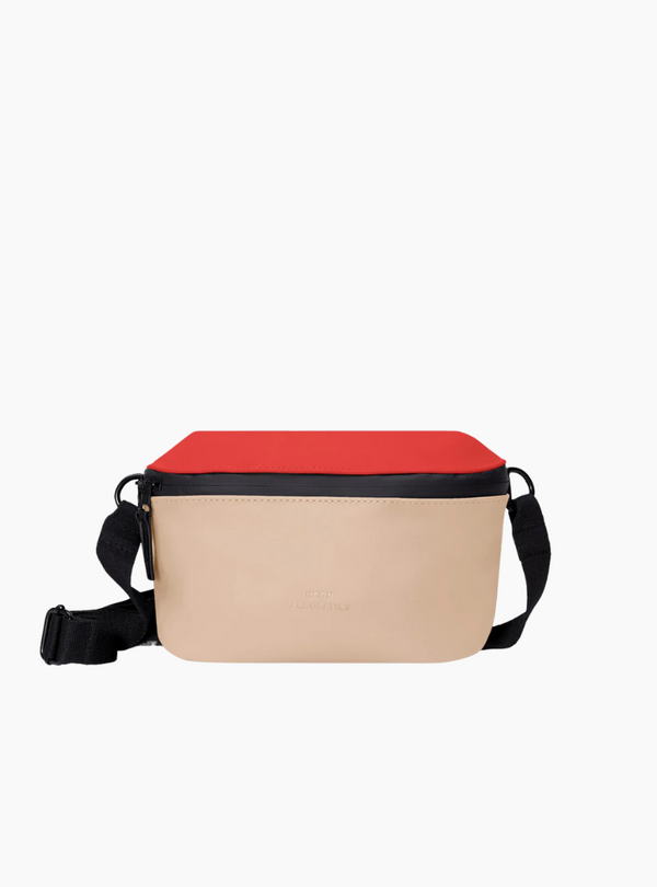 Riñonera Jona medium bag - red / light almond