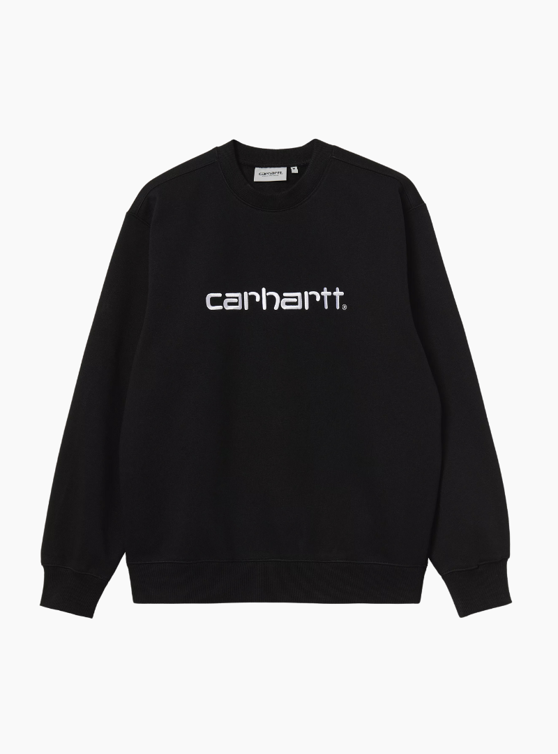 Sudadera Carhartt - black / white