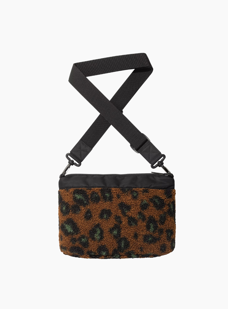 Bolso Orla Strap- camo leo jacquard, tamarind / black