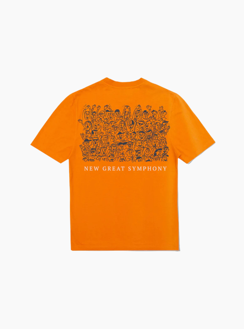 Camiseta Piano Concert - orange