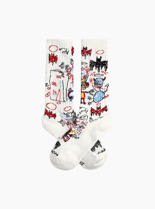 Calcetines Athletic Basquiat Batman