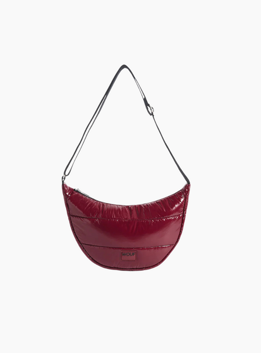 Bolso bandolera Burgundy Glossy