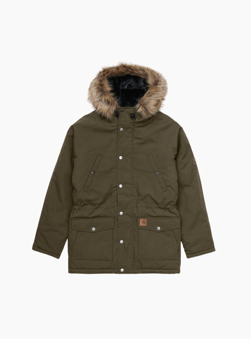 Abrigo Trapper Parka - cypress