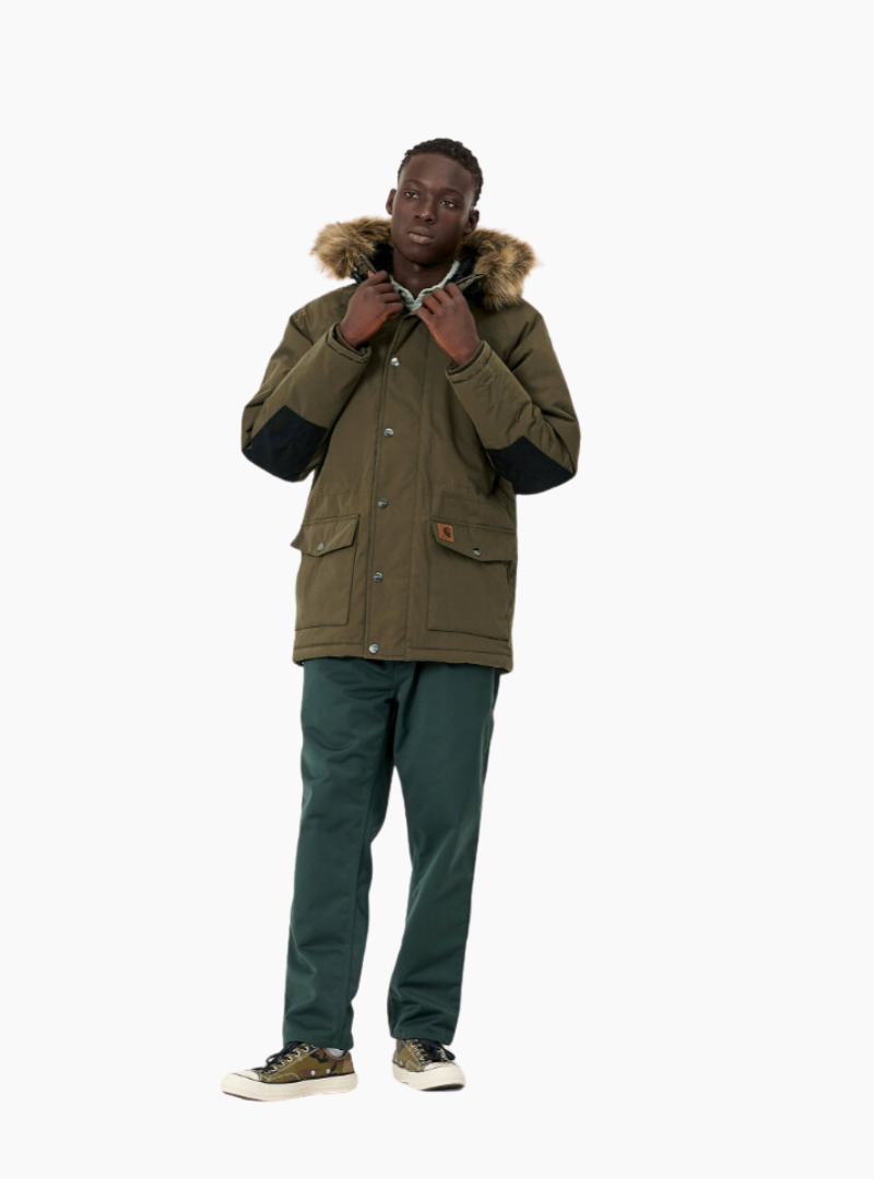 Abrigo Trapper Parka - cypress