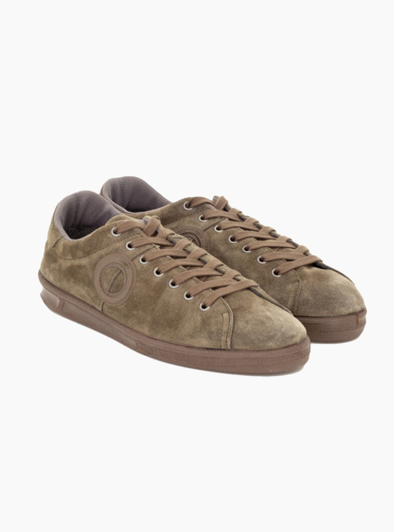 Zapatillas finca suede - taupe