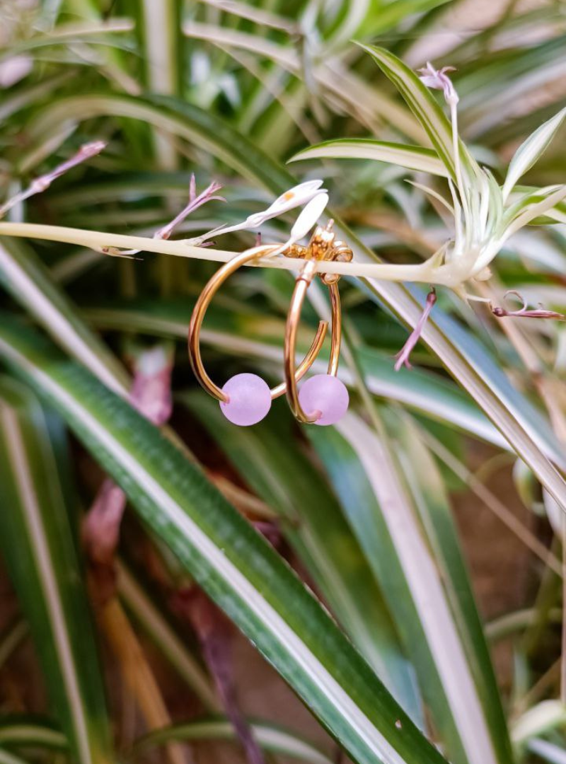 Pendientes Eos - rosa