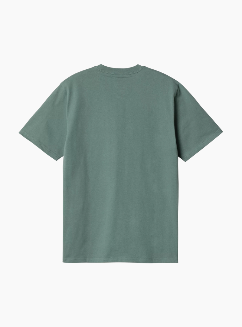 Camiseta S/S Pocket - silver pine