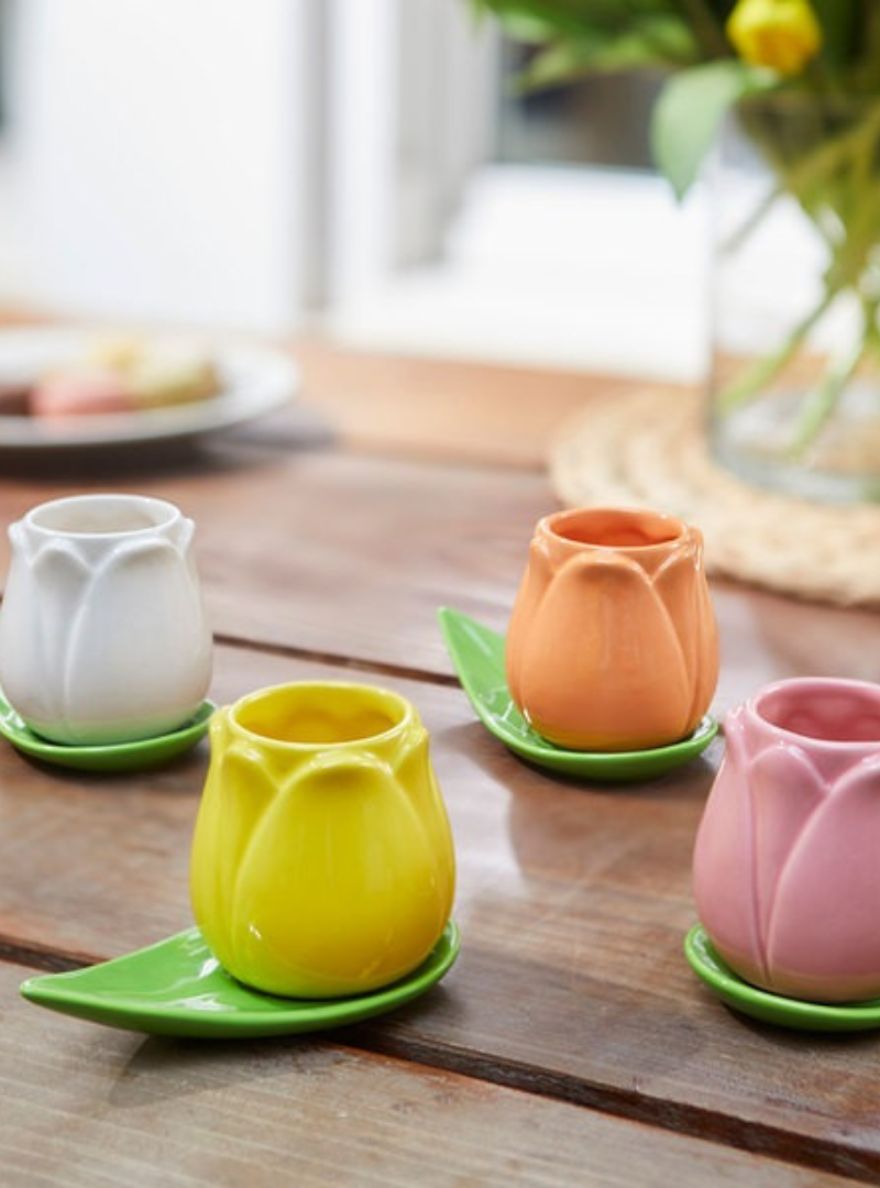 Set tazas café Tulip (4 uds. - 100ml.)