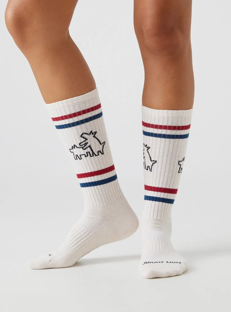 Calcetines Athletic Keith Haring Two Dogs