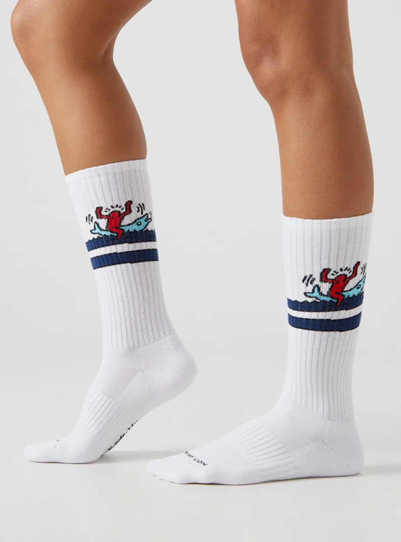 Calcetines Athletic Keith Haring Dolphin