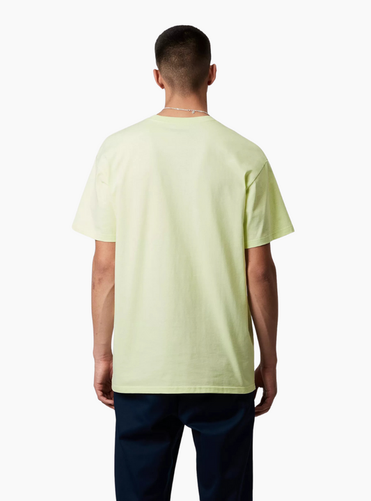 Camiseta S/S Chase - air green / gold