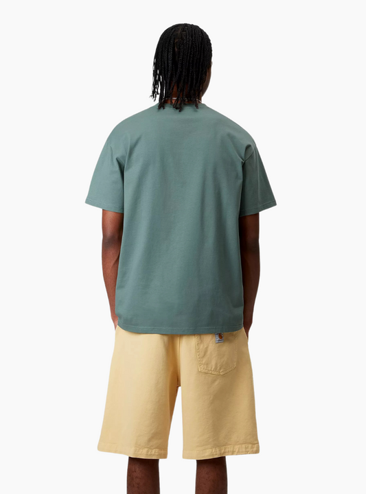 Camiseta S/S Chase - silver pine