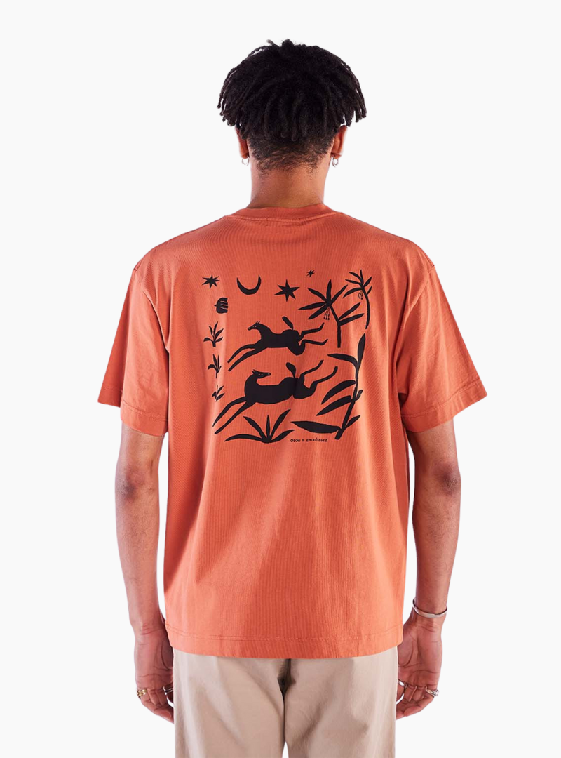 Camiseta Night Trip - mandarin