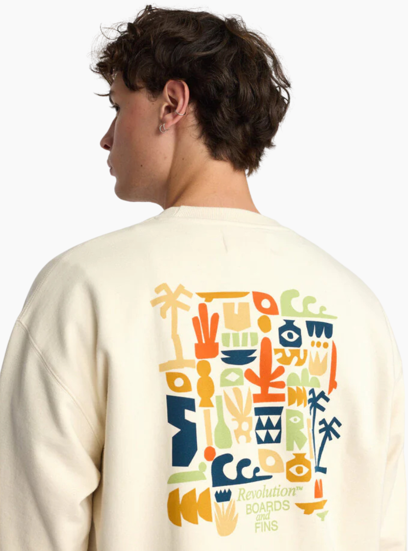 Sudadera Fins - off white