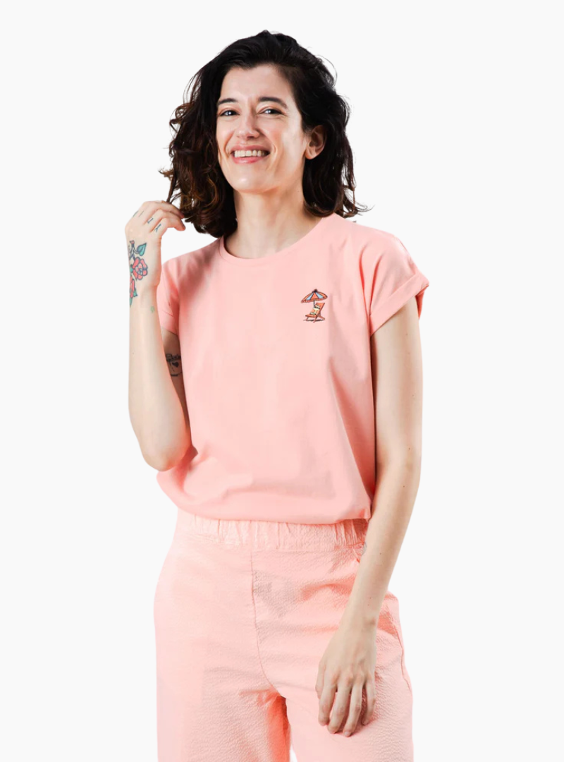 Camiseta Peanuts Tropical Scoop - Rosa
