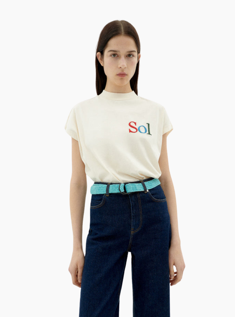 Camiseta Sol Volta - white