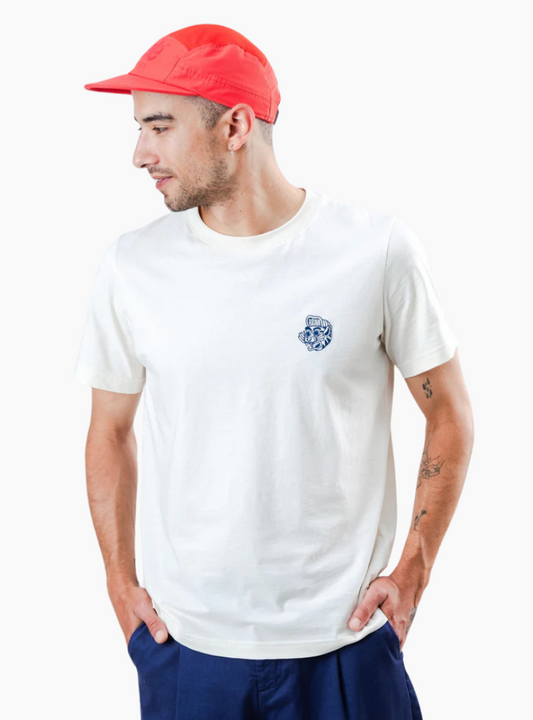 Camiseta Asis Percales Tigris - Ecru
