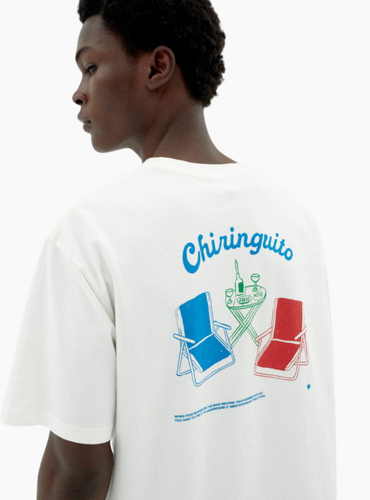 Camiseta Aaron Chiringuito - blanca