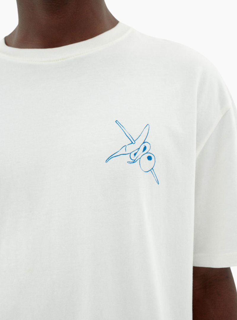 Camiseta Aaron Chiringuito - blanca