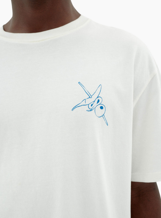 Camiseta Aaron Chiringuito - blanca