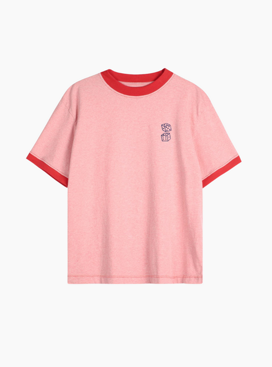 Camiseta Roll the Dice - rojo