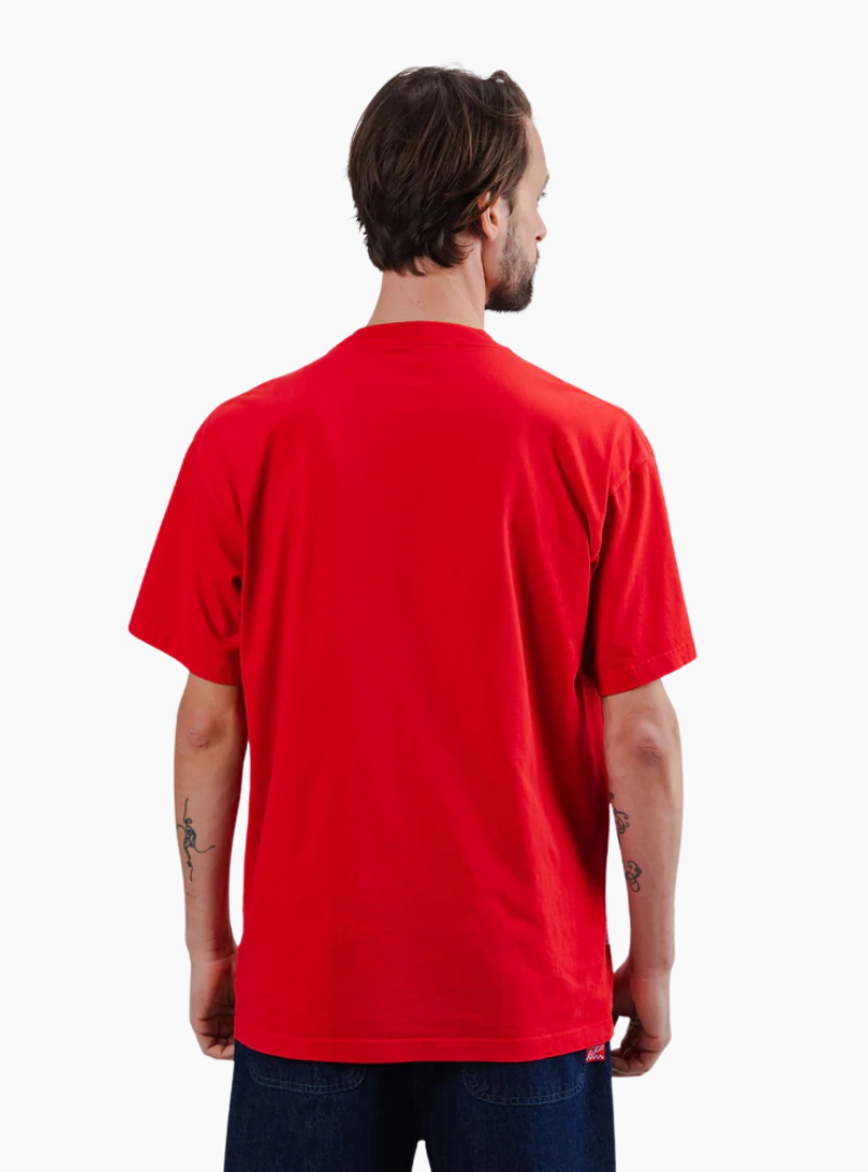 Camiseta Oversize Hot & Brava Pizza  - Roja