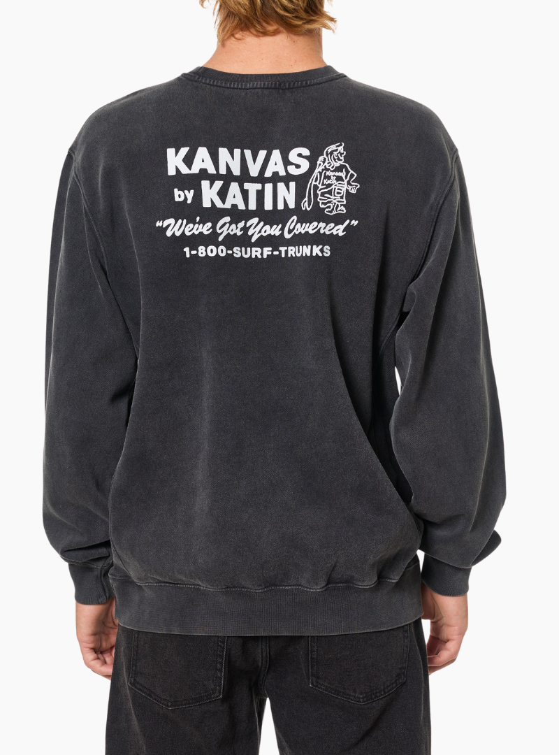 Sudadera Hot Line Crew Wash