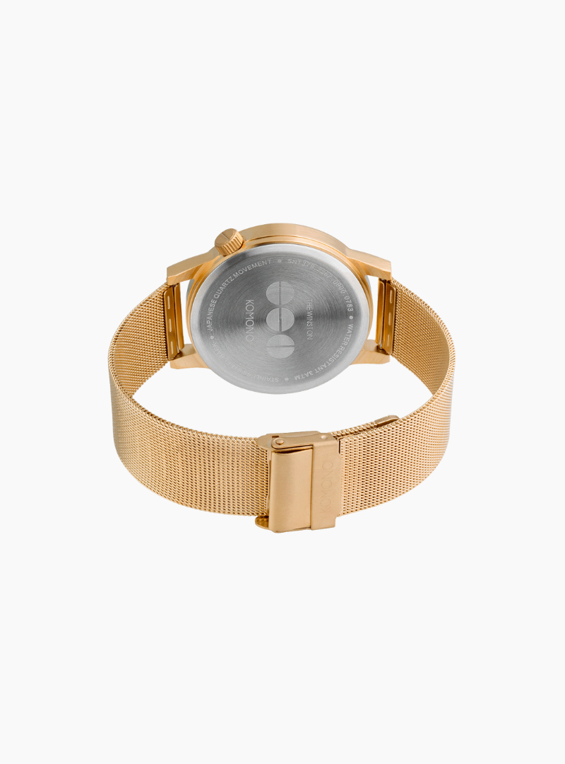 Reloj Winston Royale Gold / White