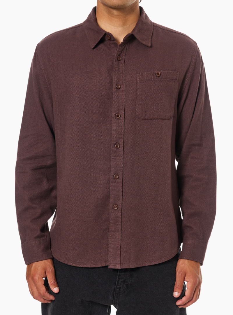 Camisa Twiller Flannel - plum