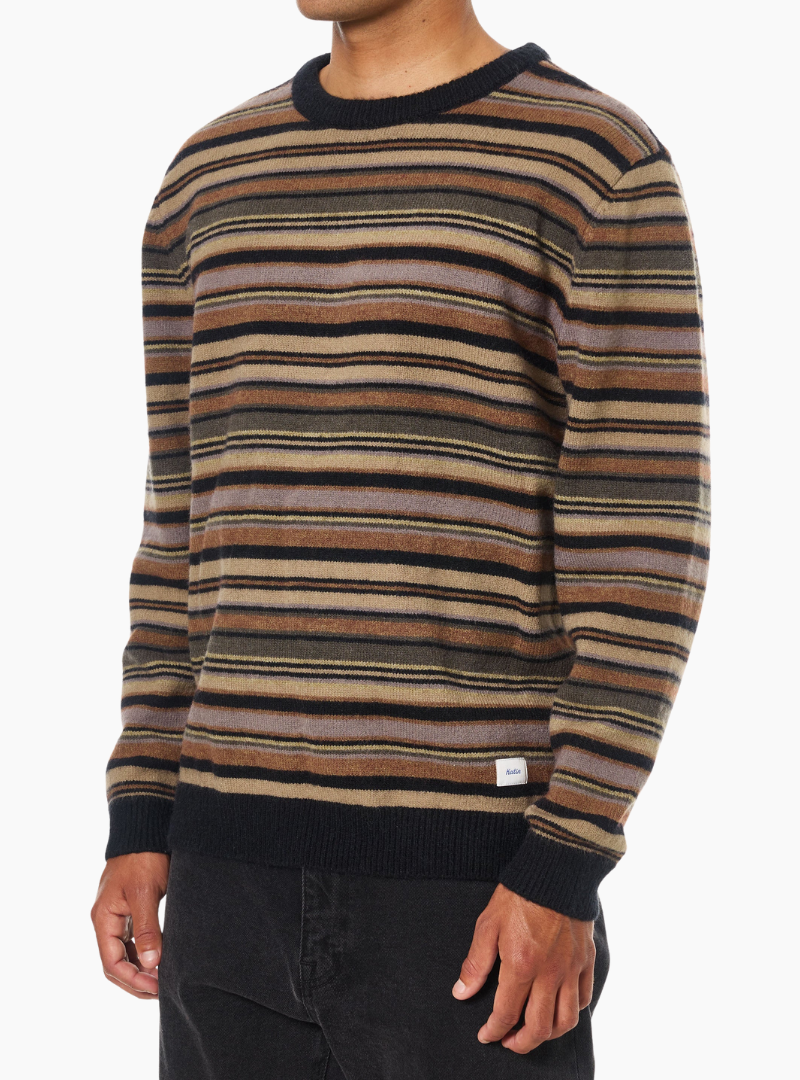 Jersey Hitch rayas - black wash