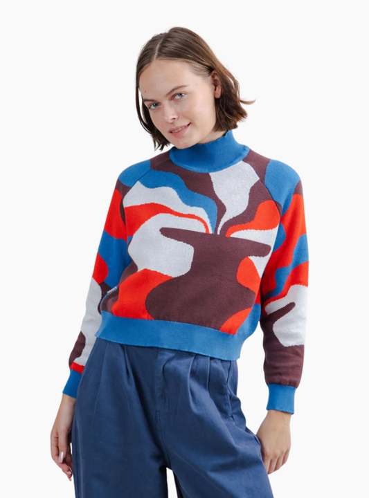 Jersey Corto Jacquard Sobremesa