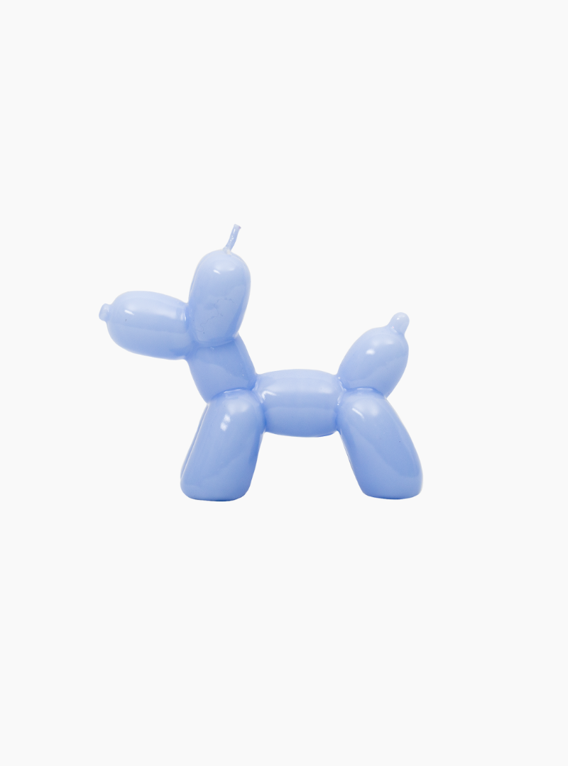 Vela Balloon Dog azul