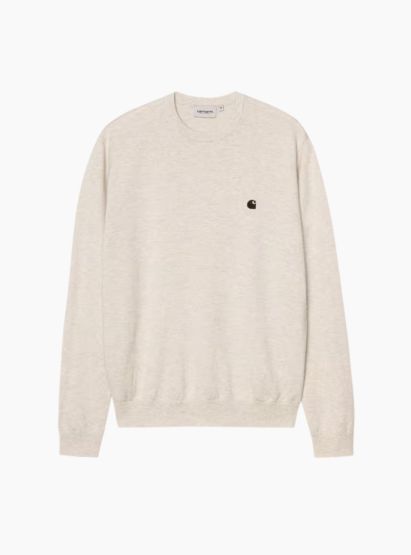 Jersey Madison - fleur de sel / black