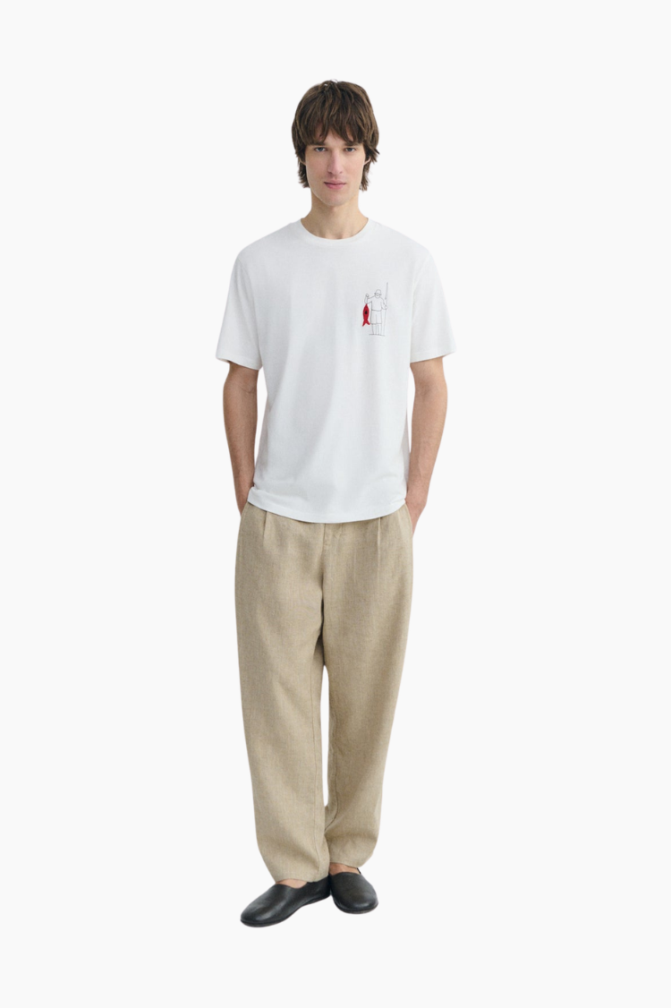 Camiseta Fisherman Zach bordada