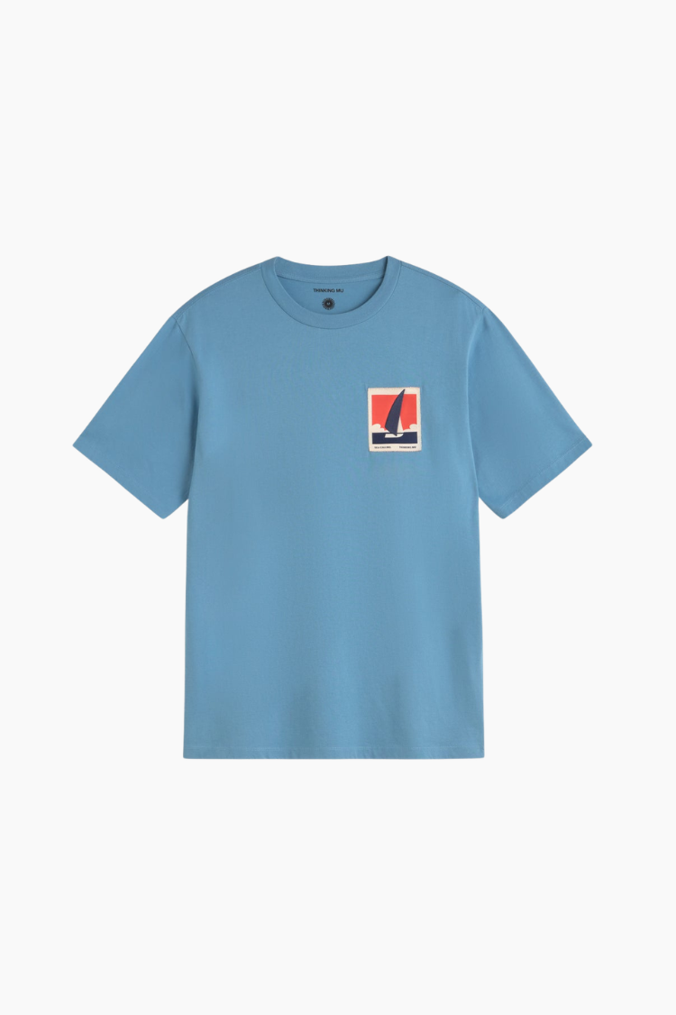 Camiseta Optimist Zach azul patch