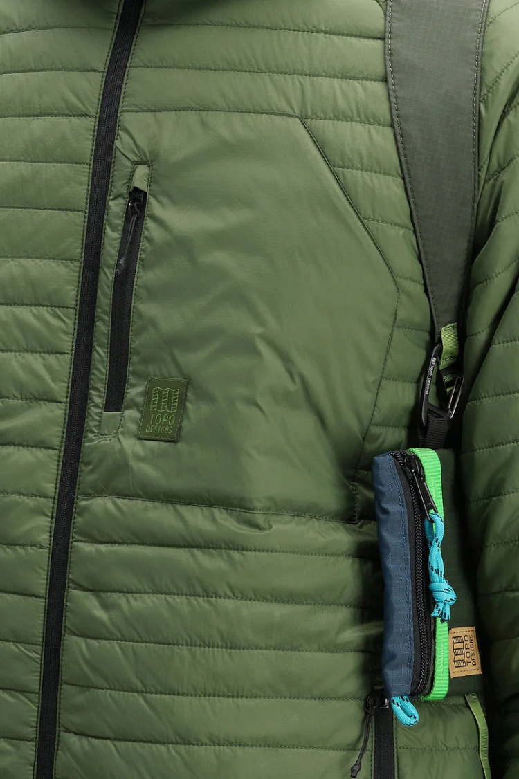 Monedero Mountain Accessory Bag - Mustard / Forest