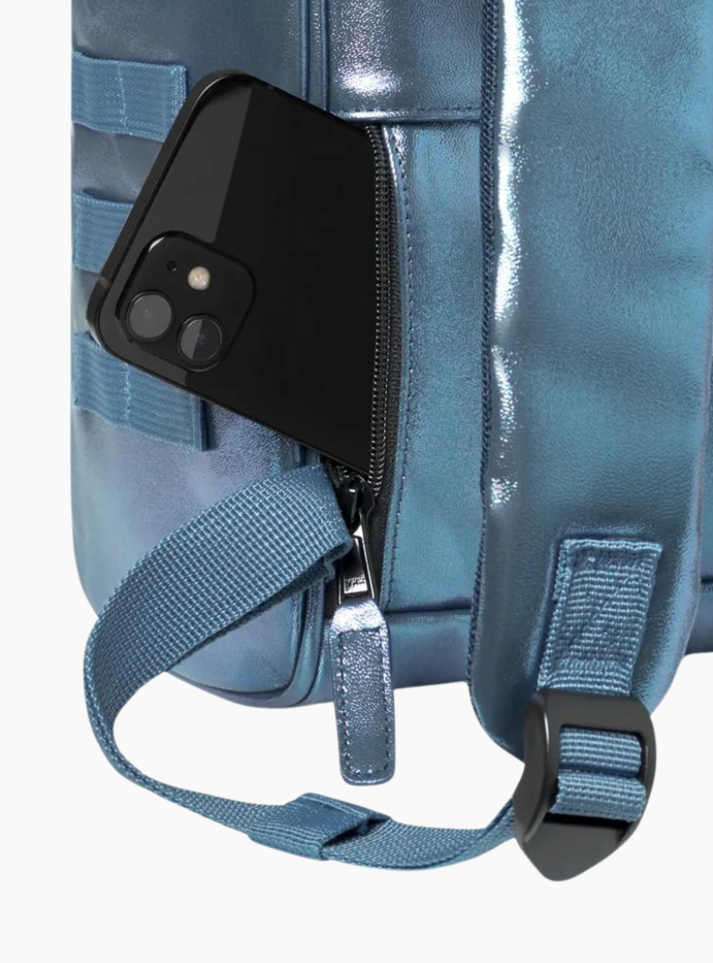 MOCHILA ADVENTURER MINI - metallic blue