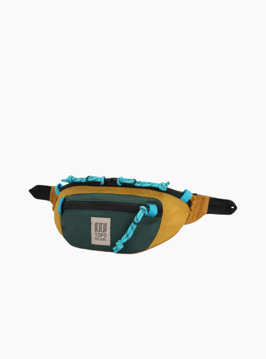 Riñonera Mountain Waist Pack - mustard / forest