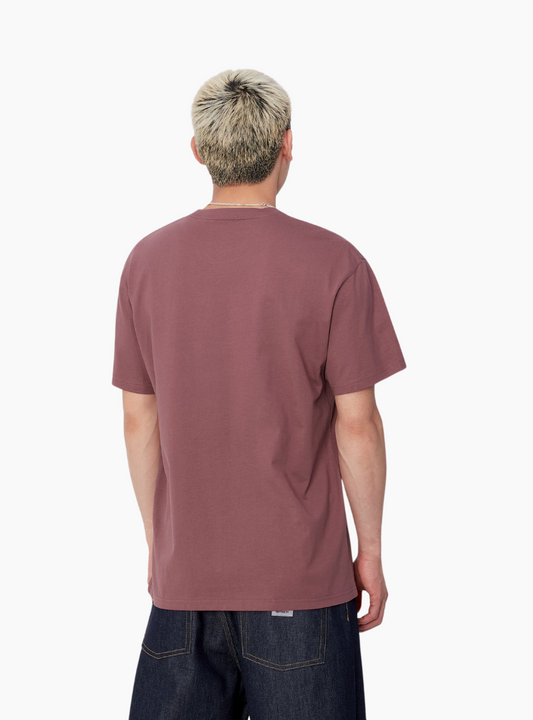 Camiseta S/S Chase - DUSTY FUCSIA / GOLD
