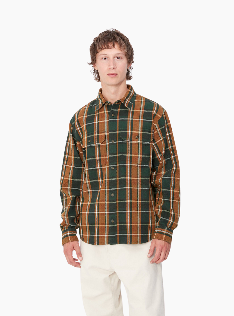 Camisa L/S Hobart check - sycamore tree