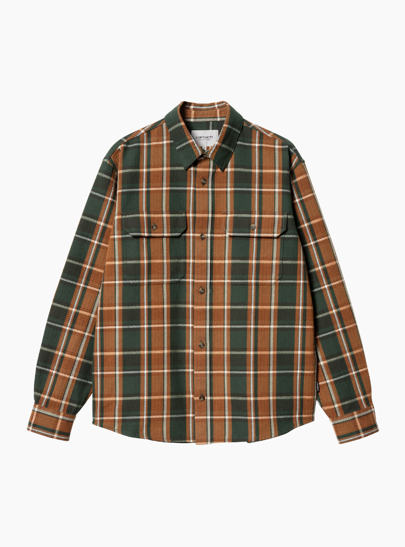 Camisa L/S Hobart check - sycamore tree