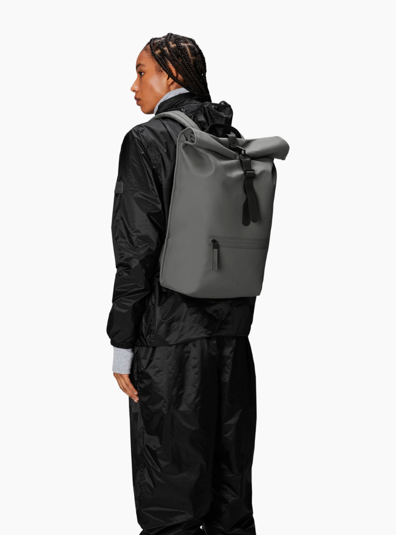 Rolltop Rucksack - grey