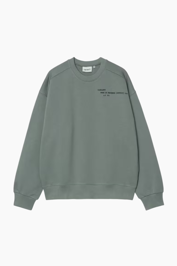 Sudadera Punched Sweatshirt - Velvet Green