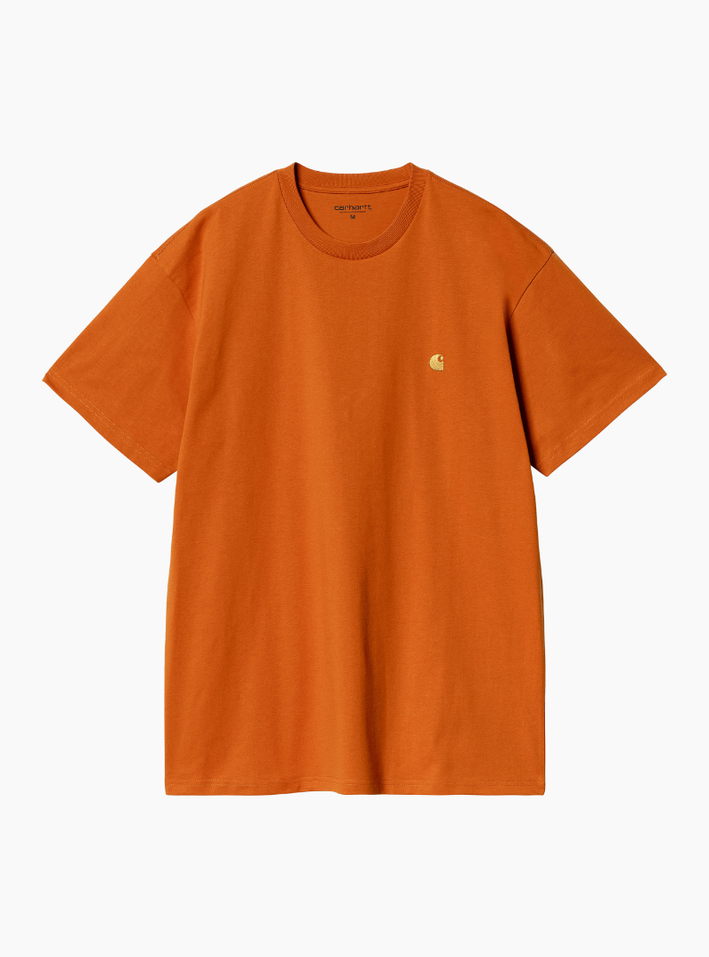 Camiseta S/S Chase - turmeric / gold