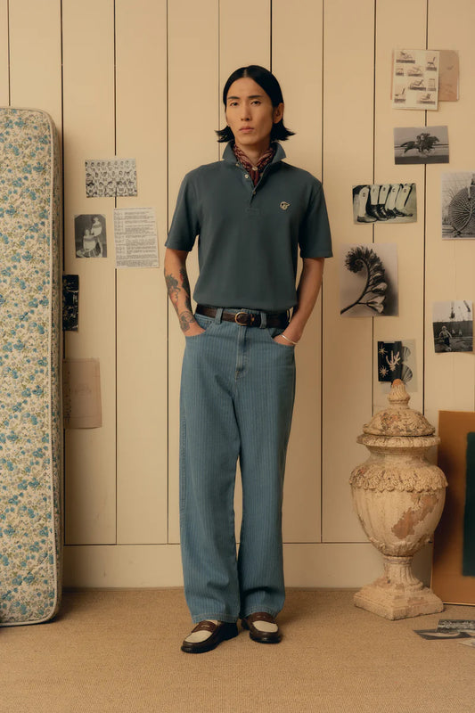 Polo Emilio - steel blue