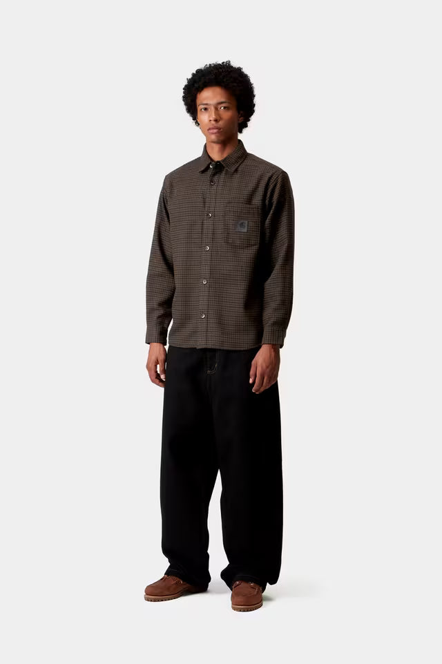 Camisa L/S Lowis Houndstooth Vitola Heather