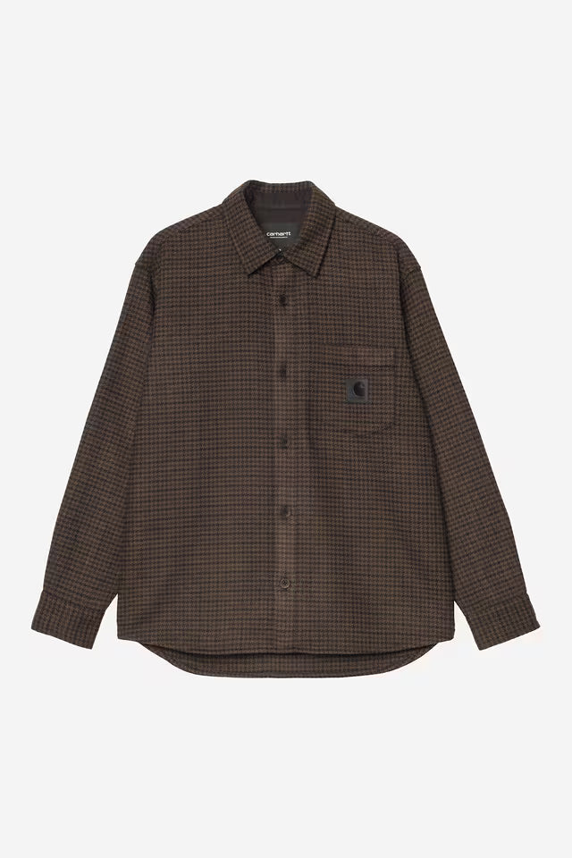 Camisa L/S Lowis Houndstooth Vitola Heather