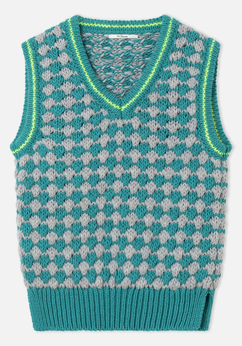 Chaleco CrissCross Turquesa