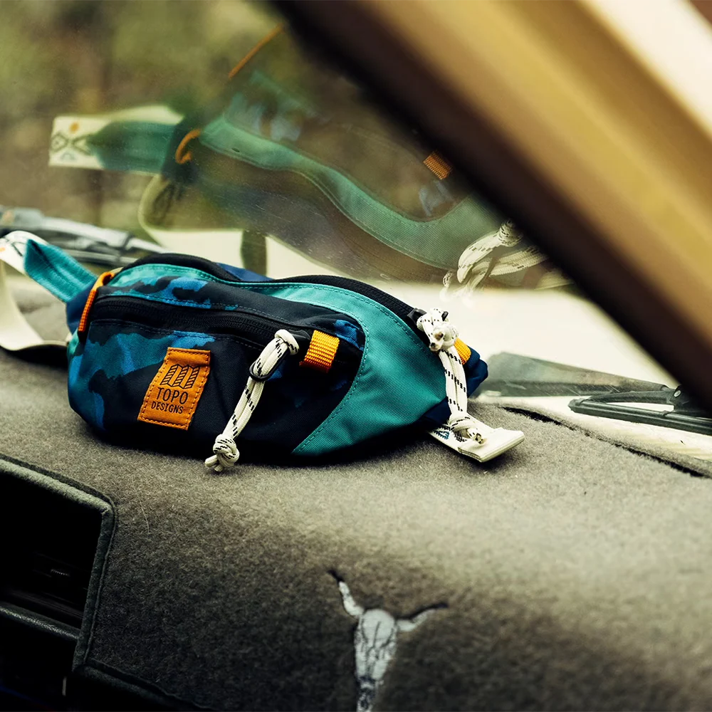 Riñonera Mountain Waist Pack - Black / Tectonic