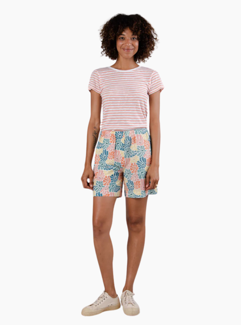 Pantalón corto floral modelo Spring para mujer de Brava Fabrics
